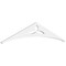 Ekena Millwork Pitch Naple Architectural Grade PVC Gable Pediment, 48"W x 10"H x 1"P (5/12) GPP048X010X100NAP - alternate 1